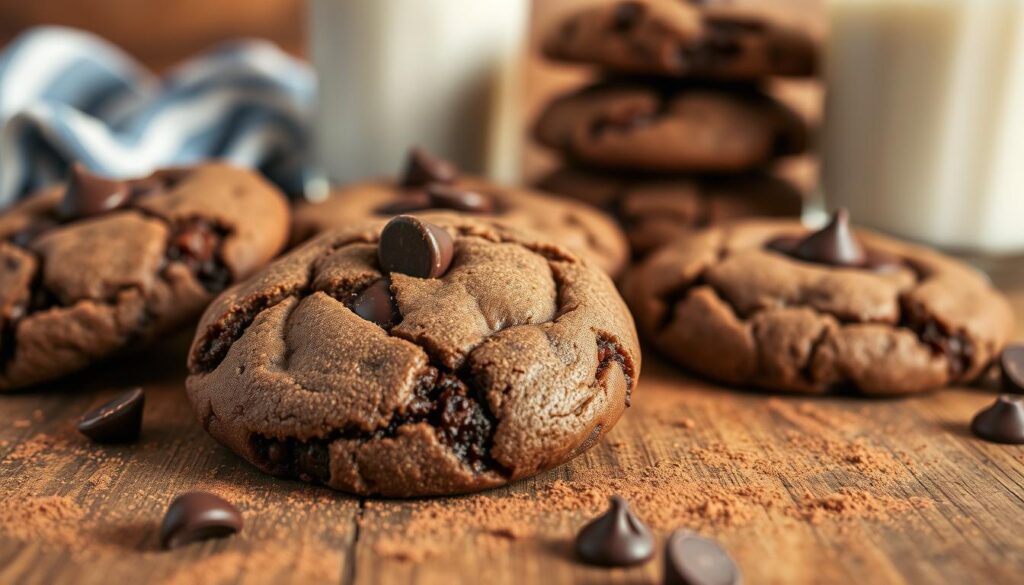 Chocolate cake mix cookies