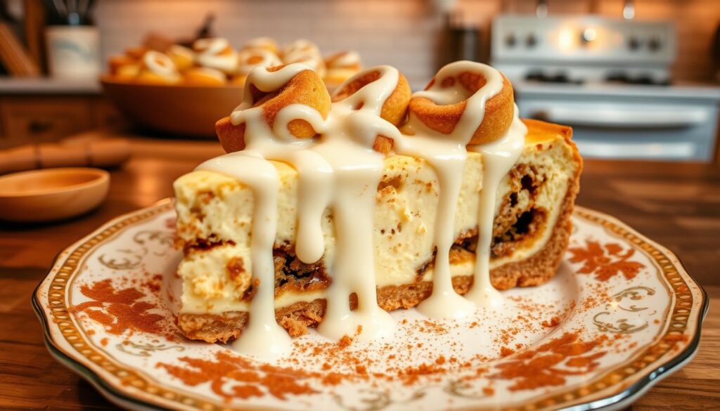 cinnamon roll cheesecake