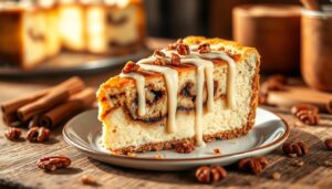 cinnamon roll cheesecake