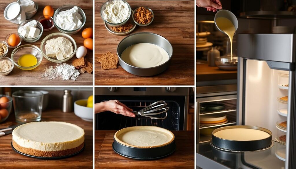 Cheesecake step-by-step