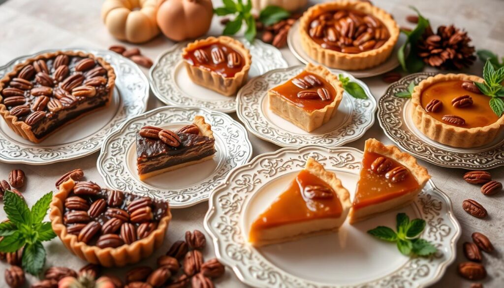 Pecan tart variations