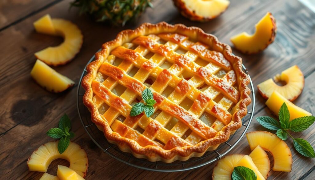 pineapple pie serving