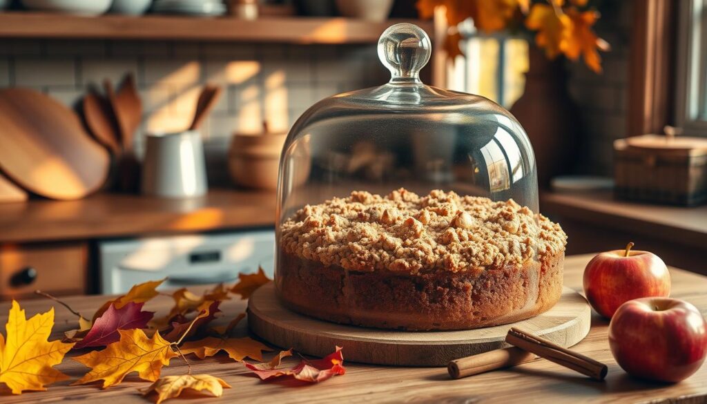 storing apple cake